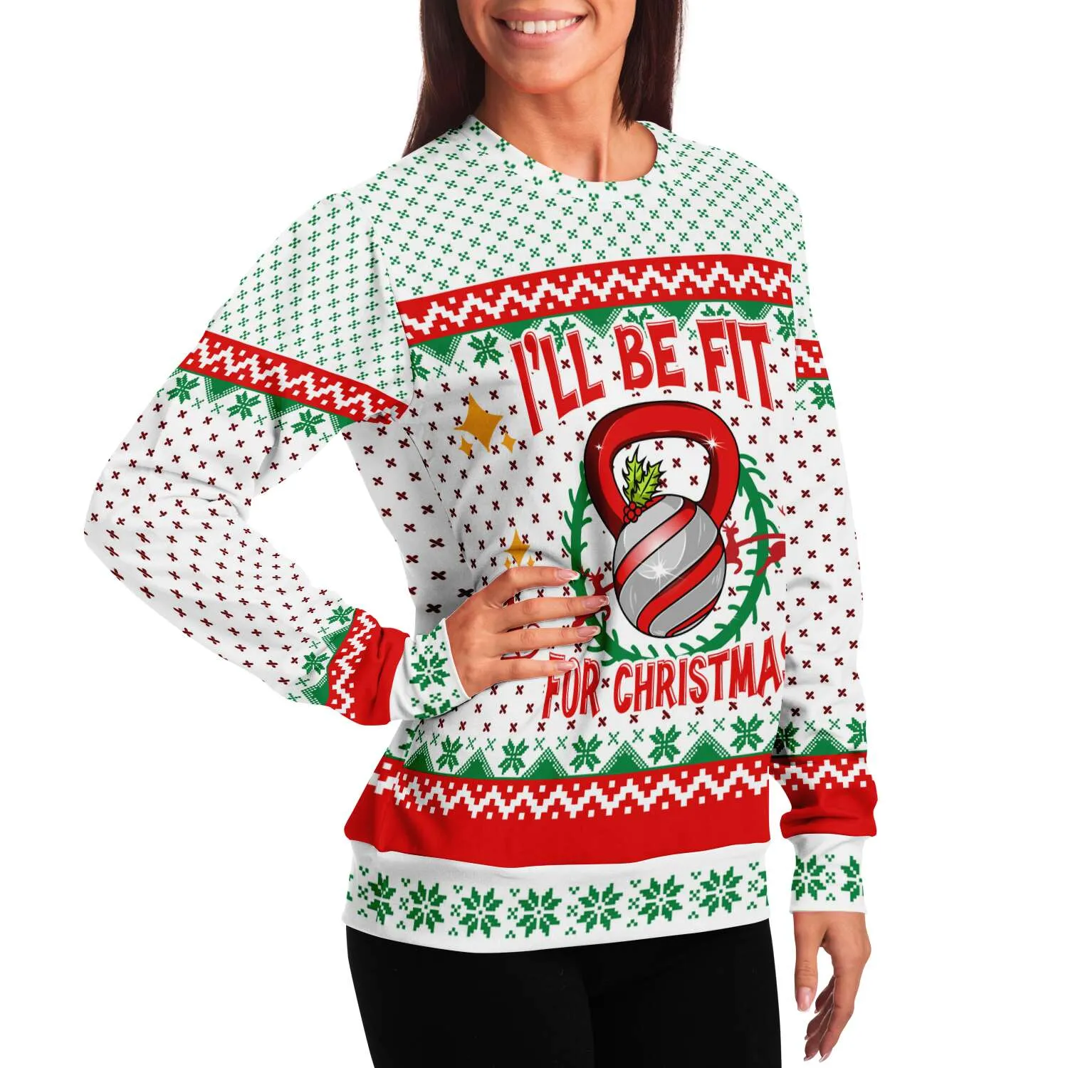 Fit for Christmas - Athletic Sweatshirt