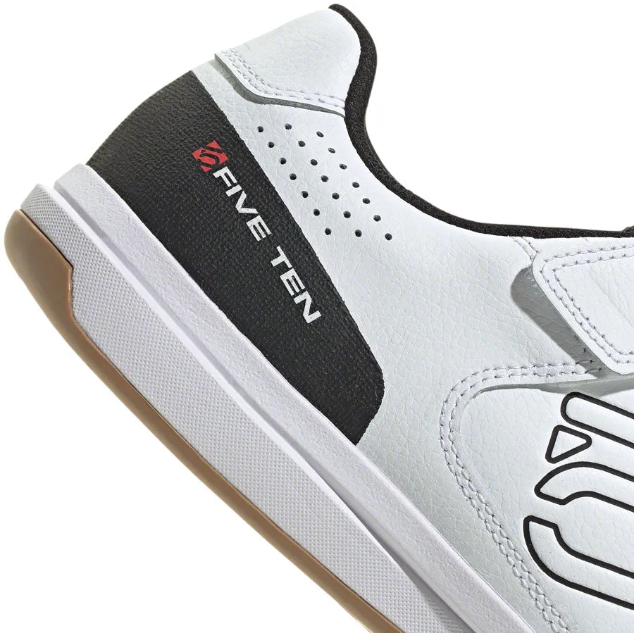 Five Ten Hellcat Mountain Clipless Shoes - Mens FTWR White/Core BLK/Red 6.5