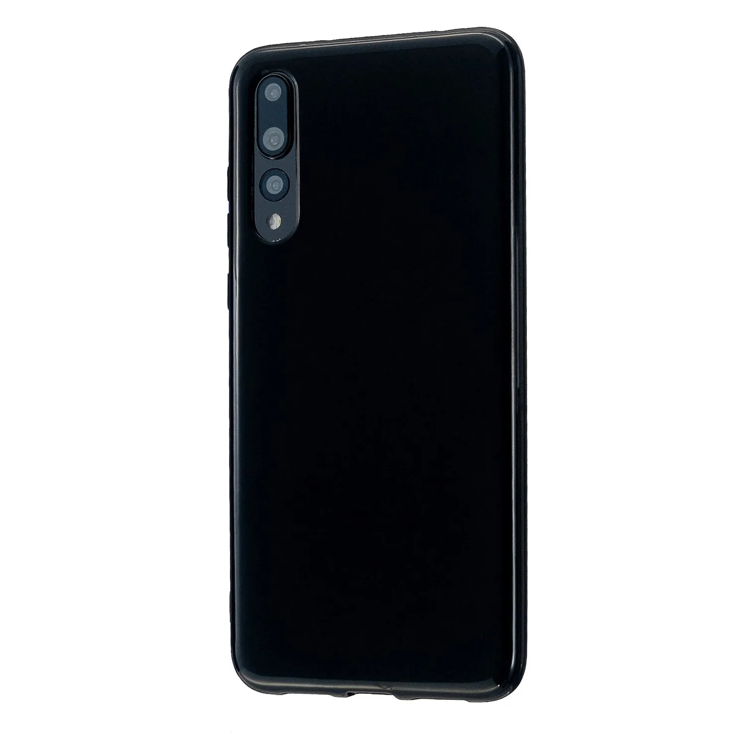 For HUAWEI P20/P20 Lite/P20 Pro Cellphone Case Simple Profile Soft TPU Phone Case Anti-Slip Smartphone Cover Fluorescent green