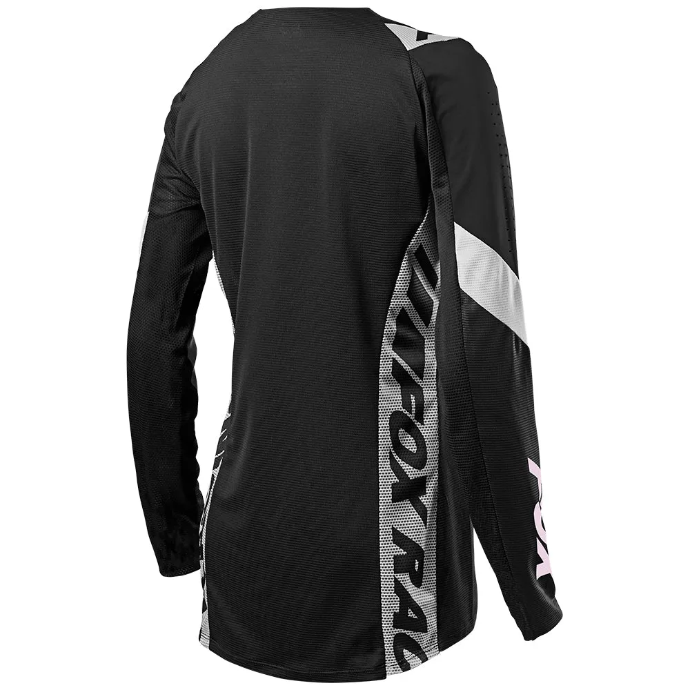 FOX WOMENS FLEXAIR MACH ONE JERSEY [BLACK]