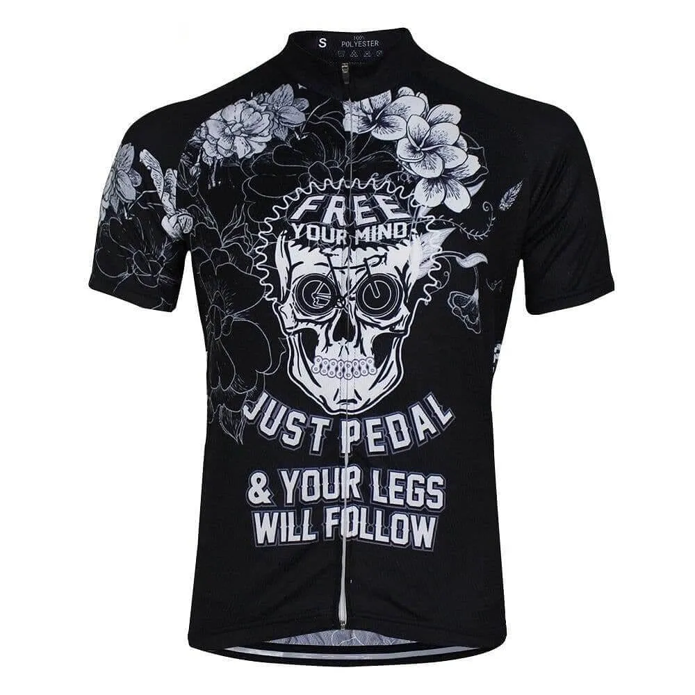 Free Your Mind, Just Pedal Cycling Jersey