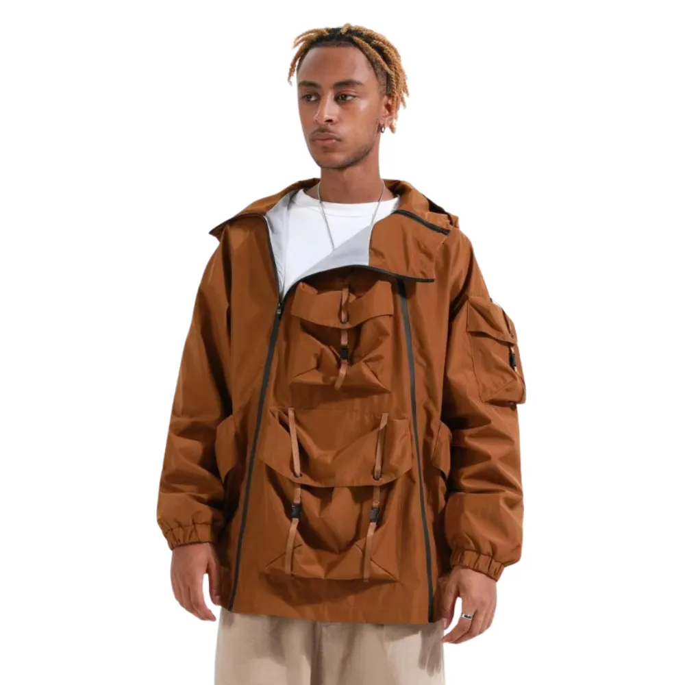 Functional Large-Pocket Hiking Jacket