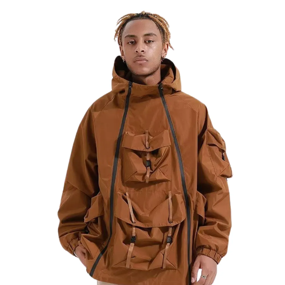 Functional Large-Pocket Hiking Jacket