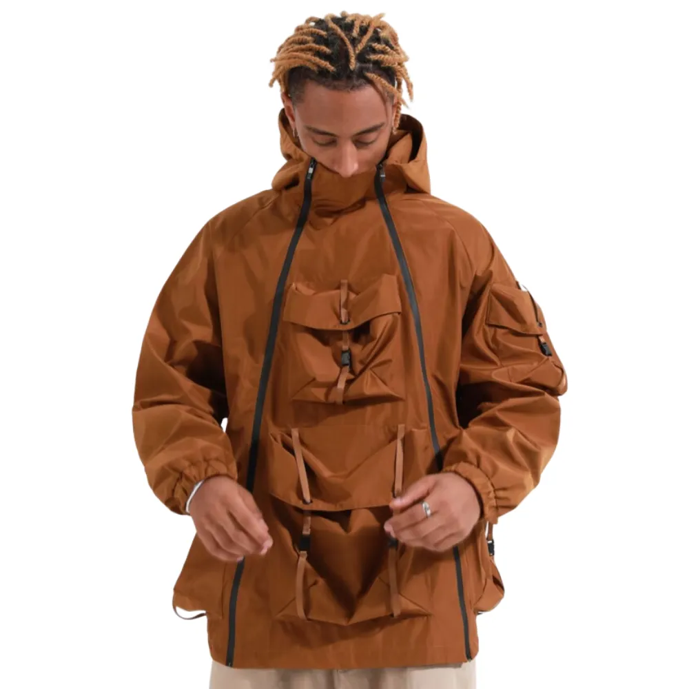 Functional Large-Pocket Hiking Jacket