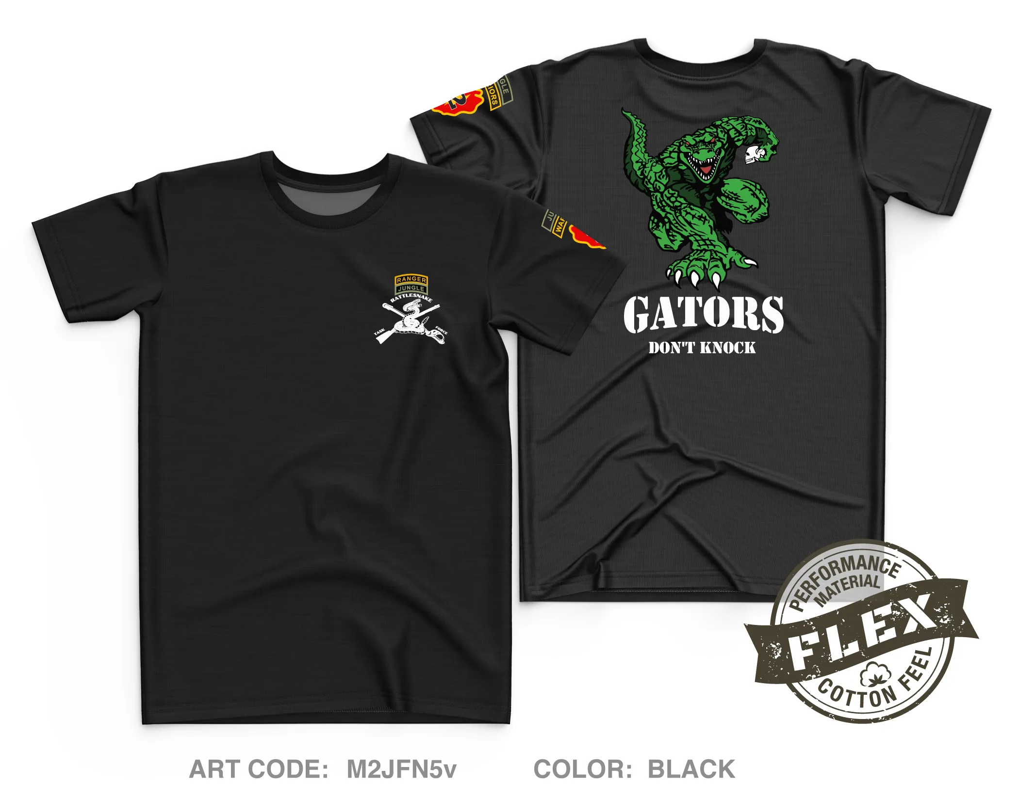 Gator Company, TF Rattlesnake Core Men's SS Flex Performance Tee - M2JFN5v