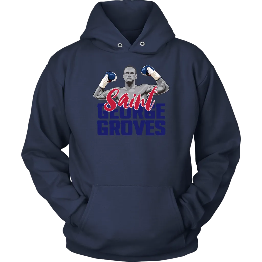 George Groves Blue Fists Hoodie