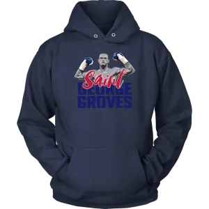 George Groves Blue Fists Hoodie