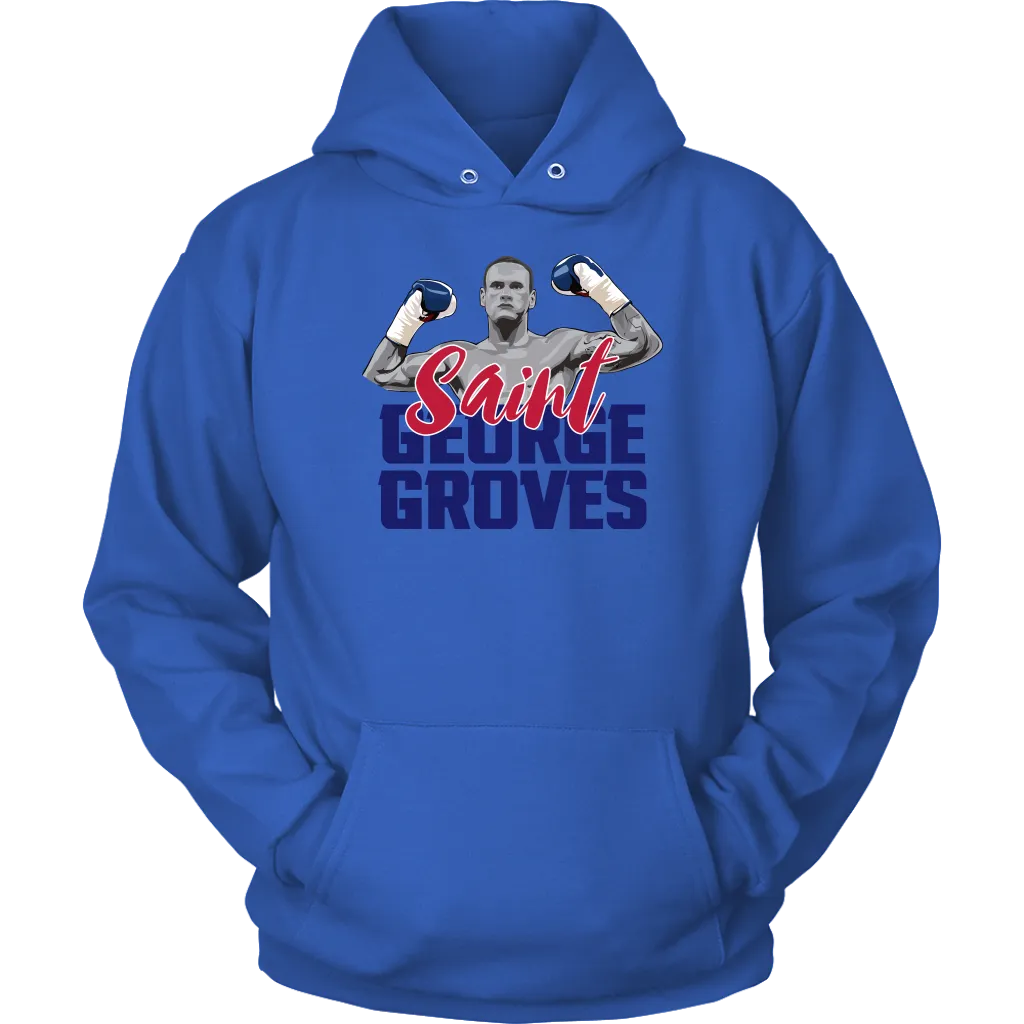George Groves Blue Fists Hoodie
