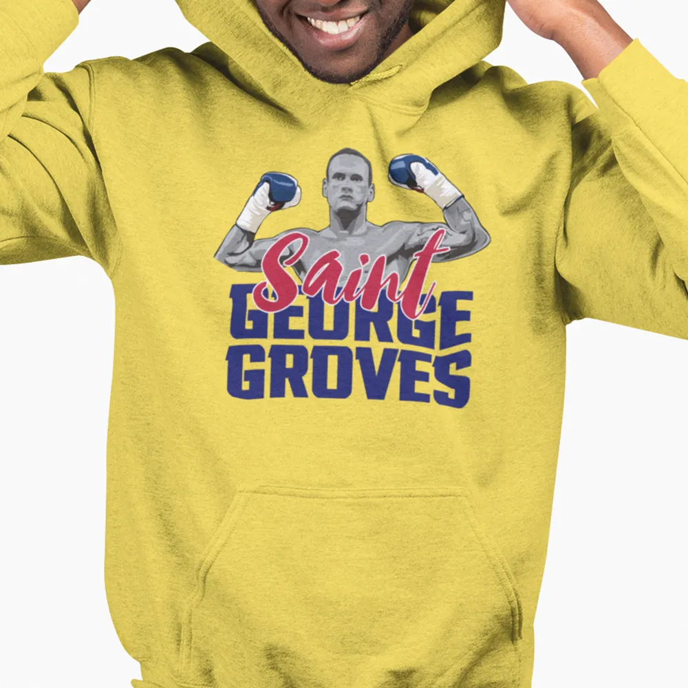 George Groves Blue Fists Hoodie