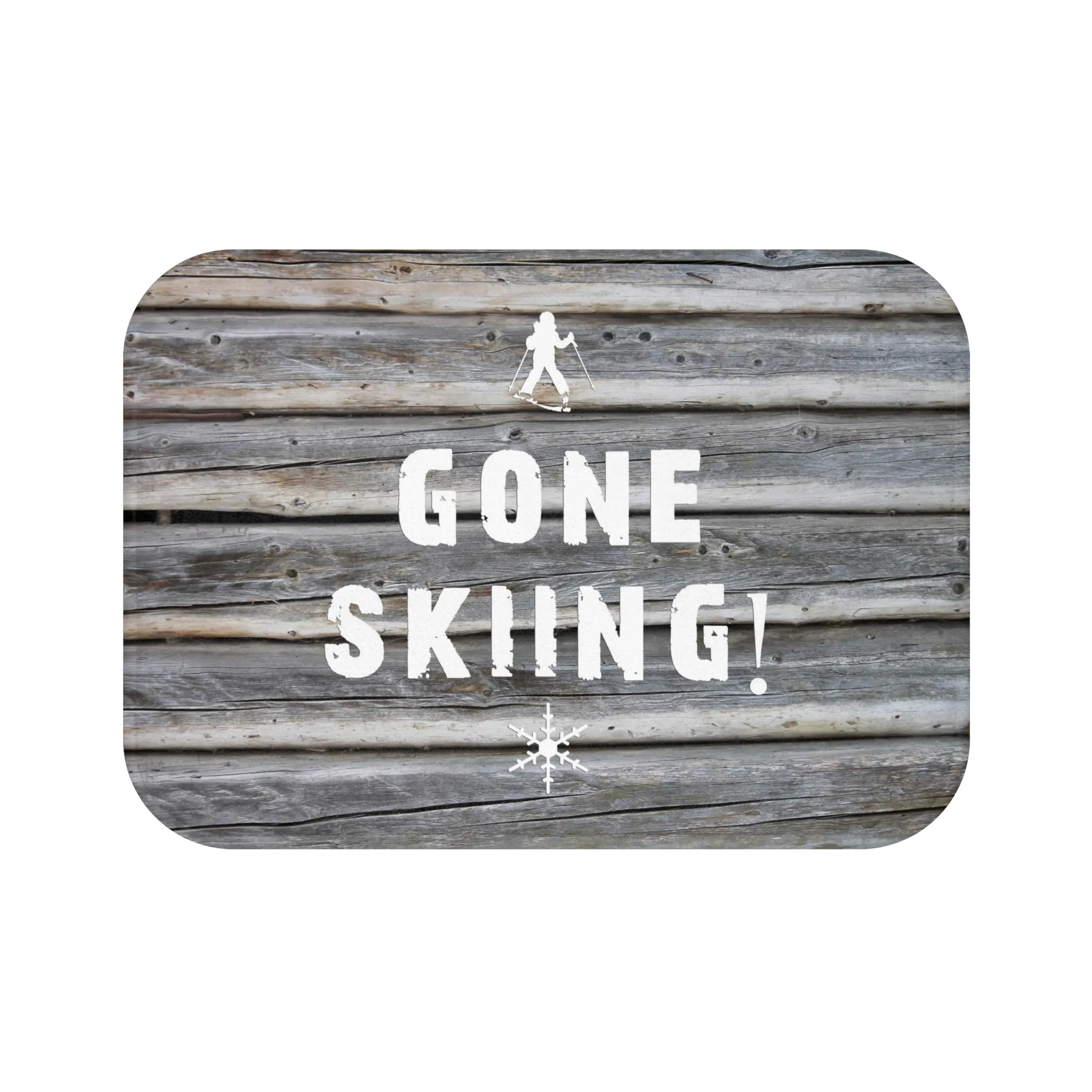 GONE SKIING - Bath Mat