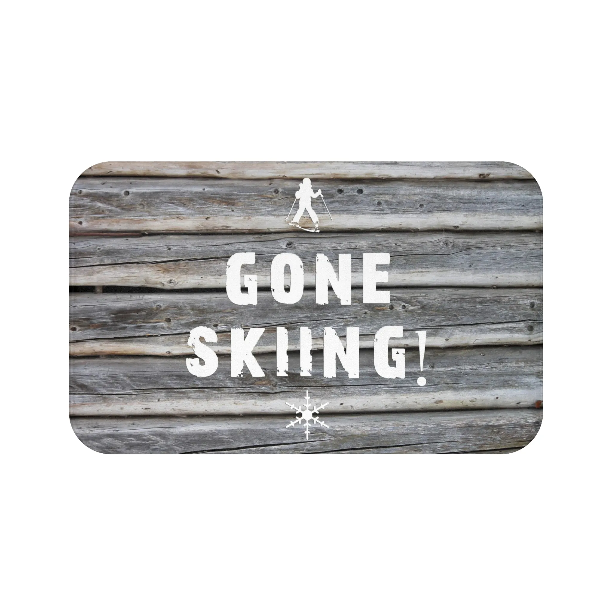 GONE SKIING - Bath Mat
