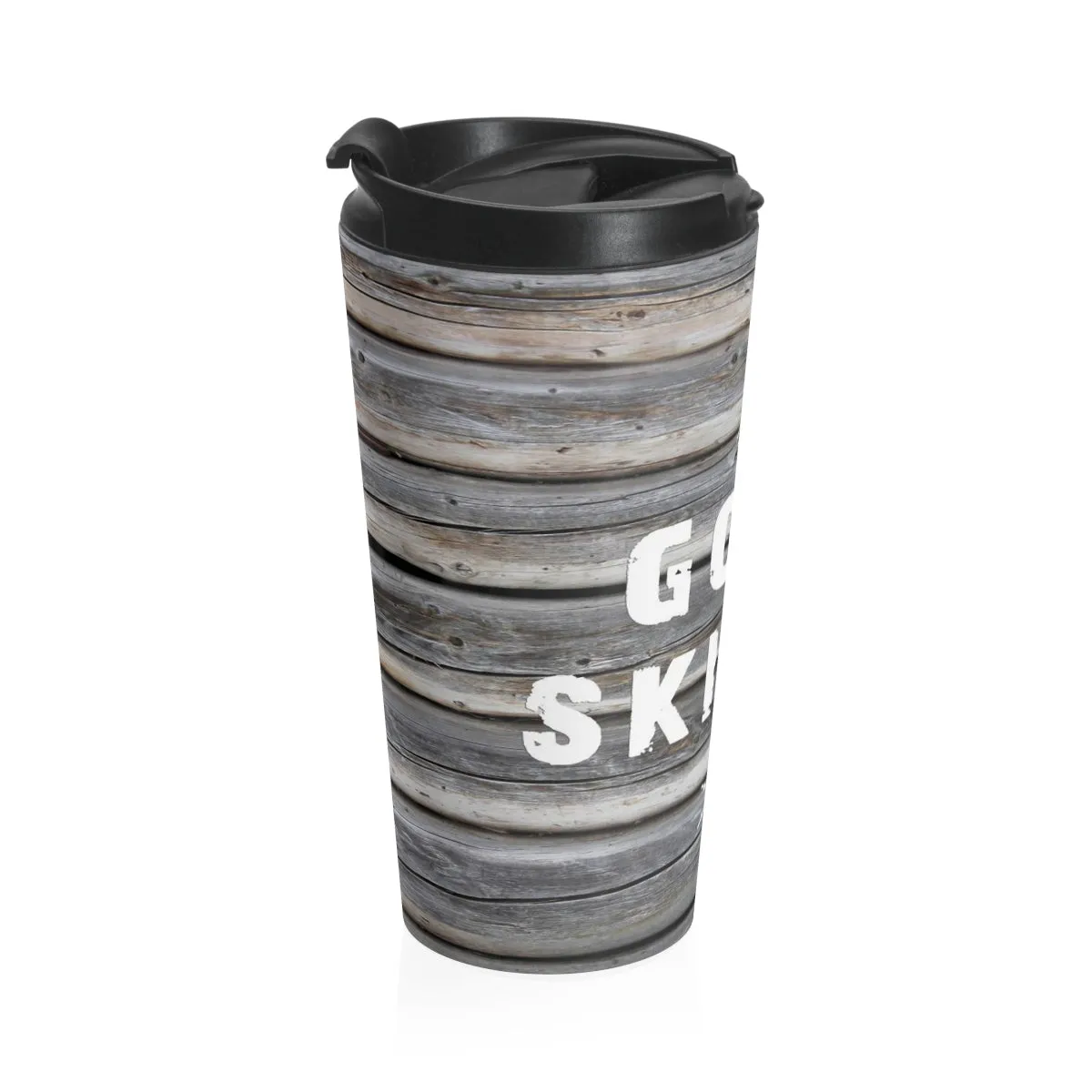 Gone Skiing - Stainless Steel Skiing Travel Mug