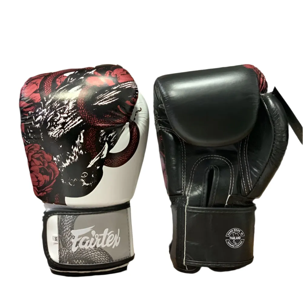 Guantes de boxeo Fairtex BGV24 Beauty of Survival - 100%  Cuero