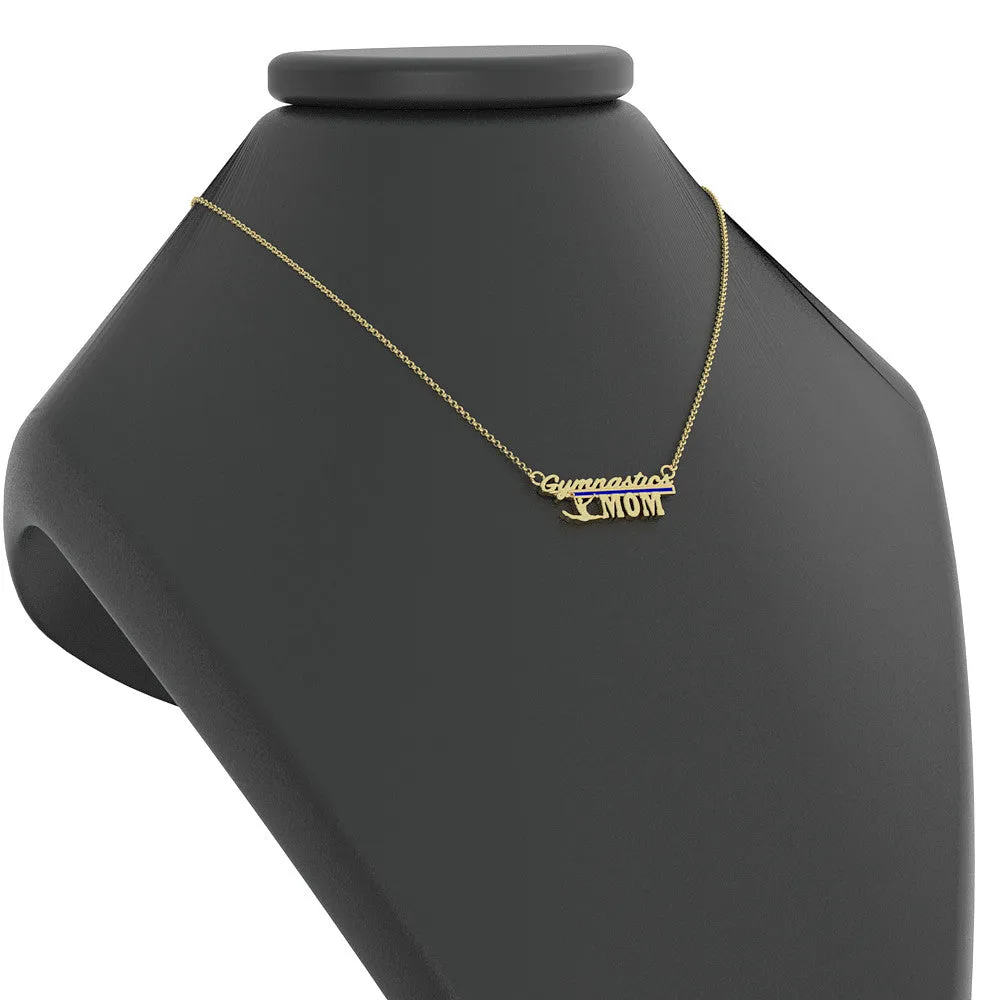 Gymnastics Mom Necklace