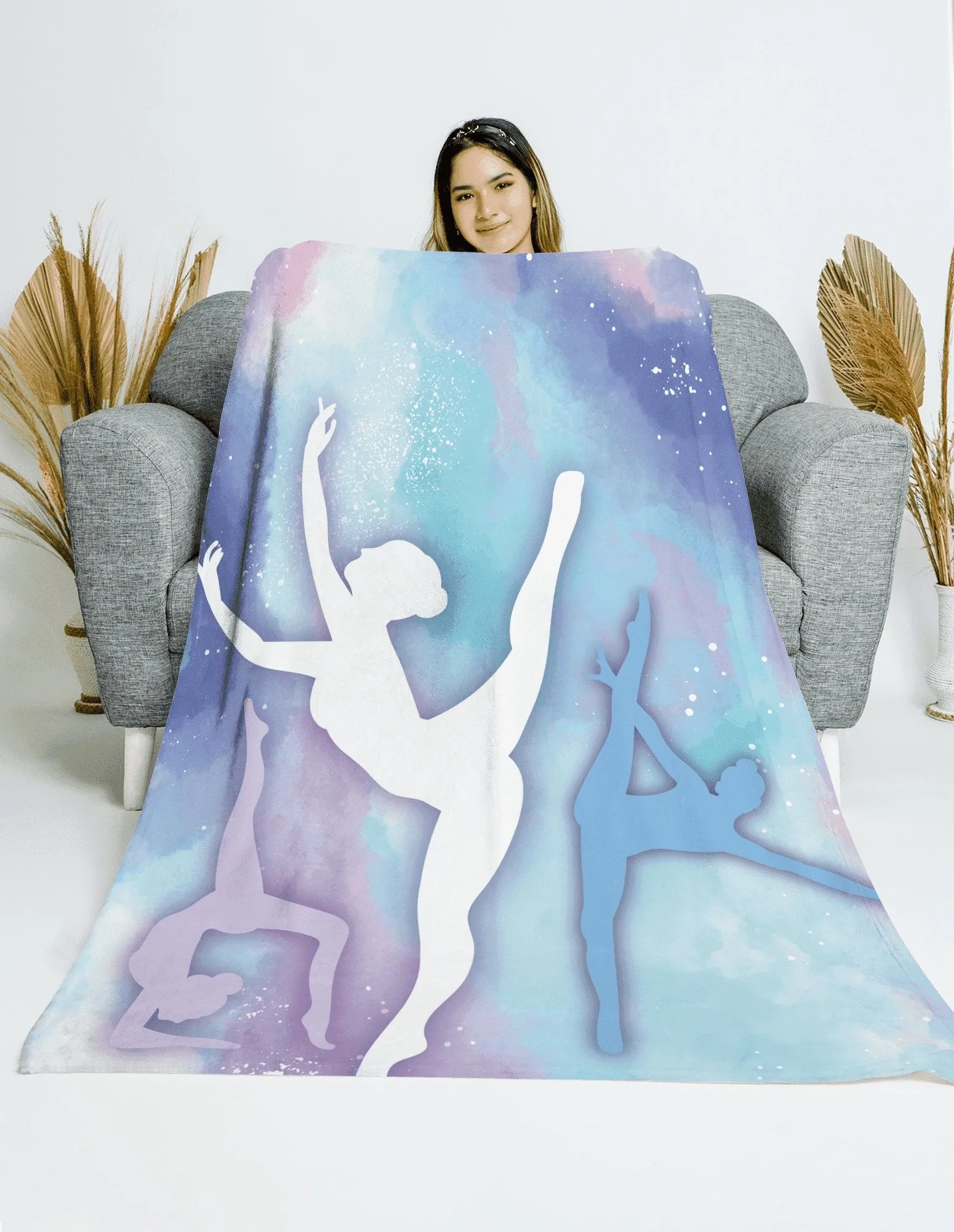 Gymnastics Plush Blanket