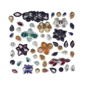 Hair Confetti Pack - Bandless, Clipless Jewels (Set of 50)