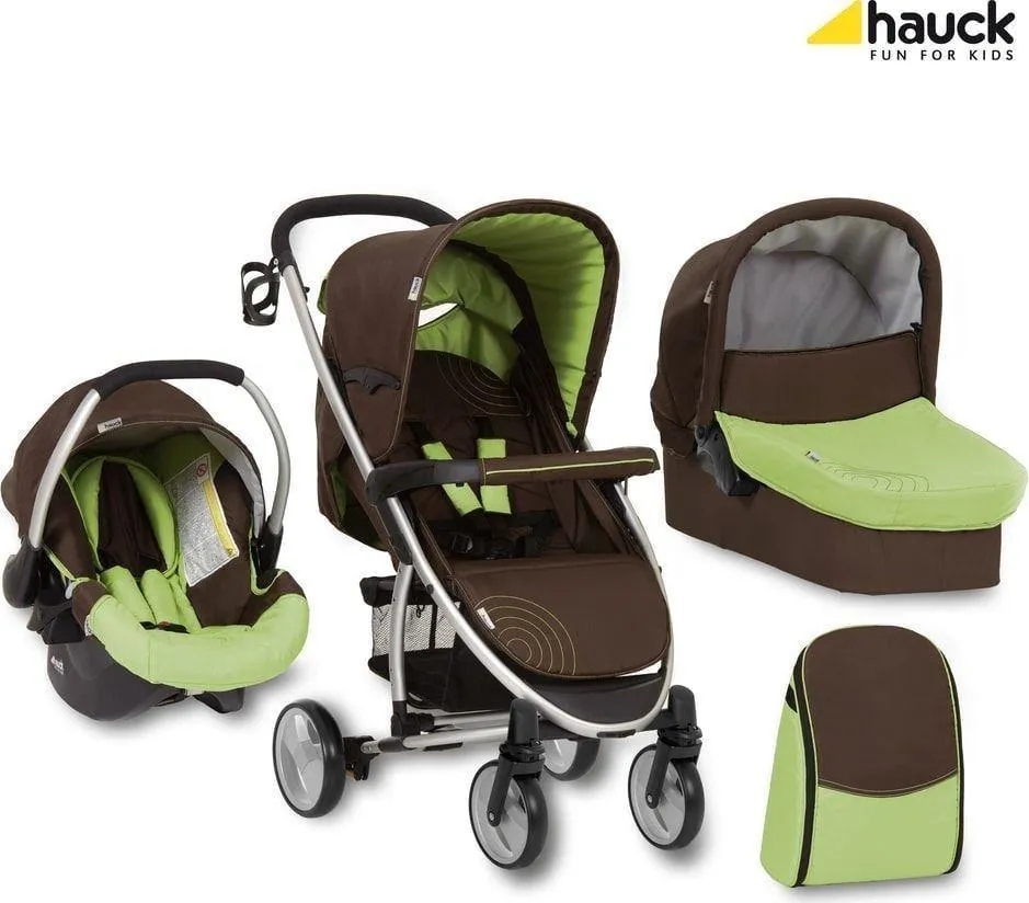 Hauck malibu set of 4 pics / cofee kiwi