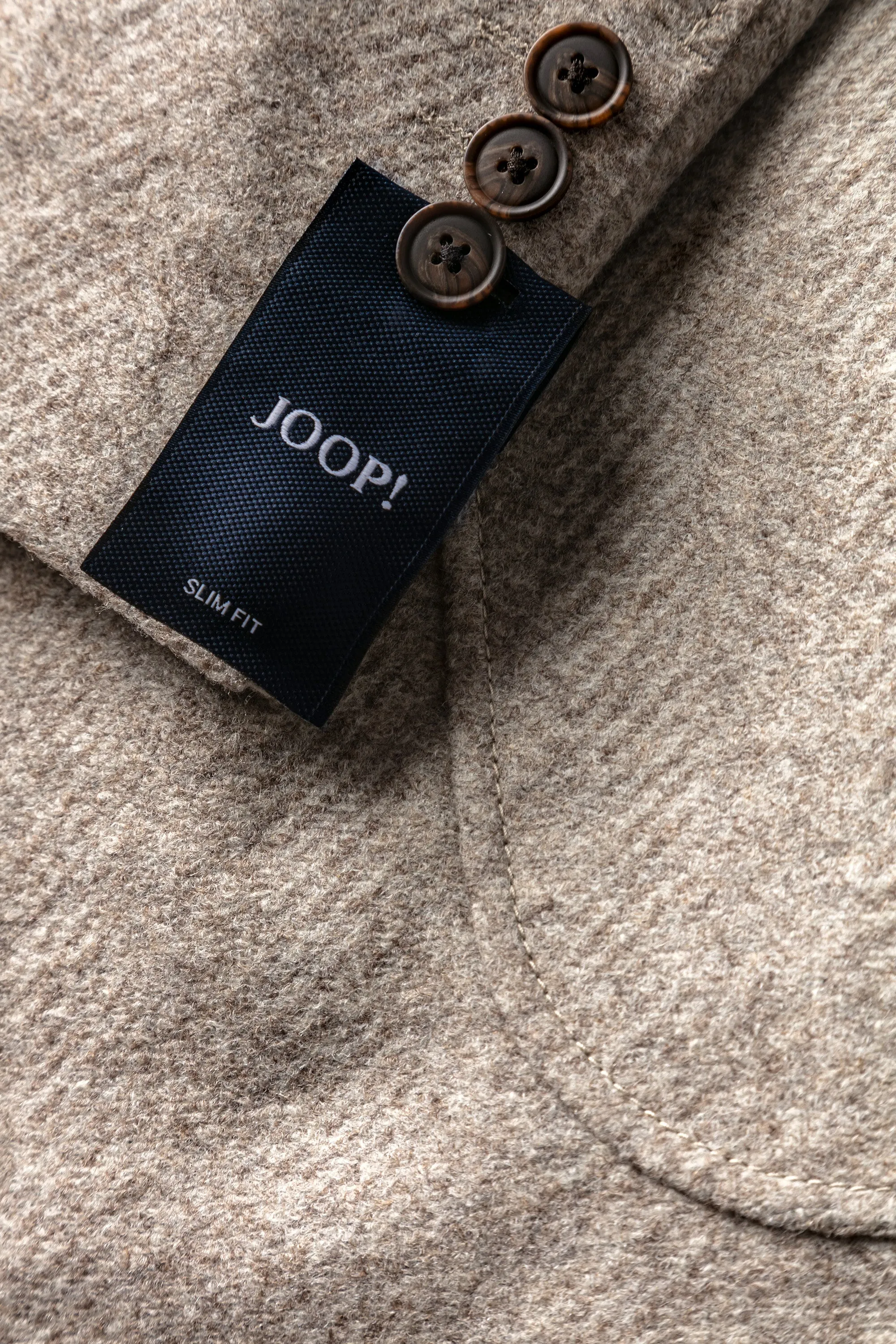 Hecton Insulated Sportcoat in Beige Herringbone