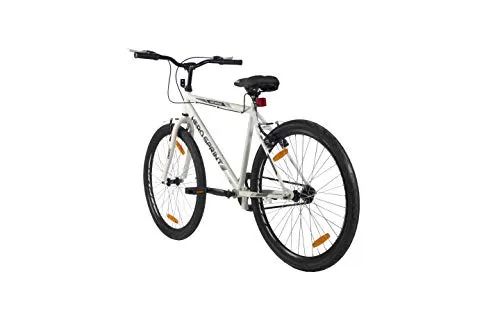 Hero Sprint Men's Frame 18 Inch Santiago 26T SS Hybrid City Bike, White (SSAN26WHWH01HM)
