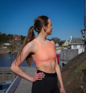 Hoka W HUPANA SPORTS BRA Papaya