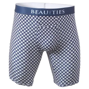Houndstooth Navy Athletic Boxer Briefs