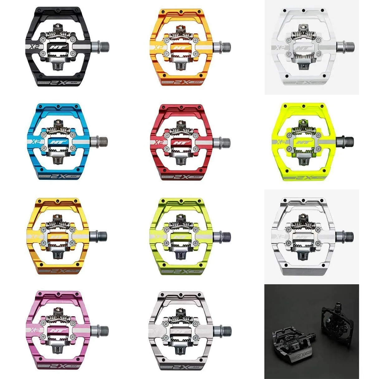 HT X-2 Clipless BMX Race Pedals
