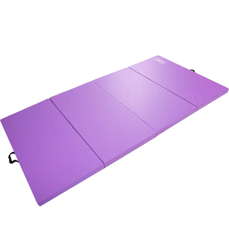 I Love Gymnastics Balance Beam & 50mm Mat | Pink & Purple