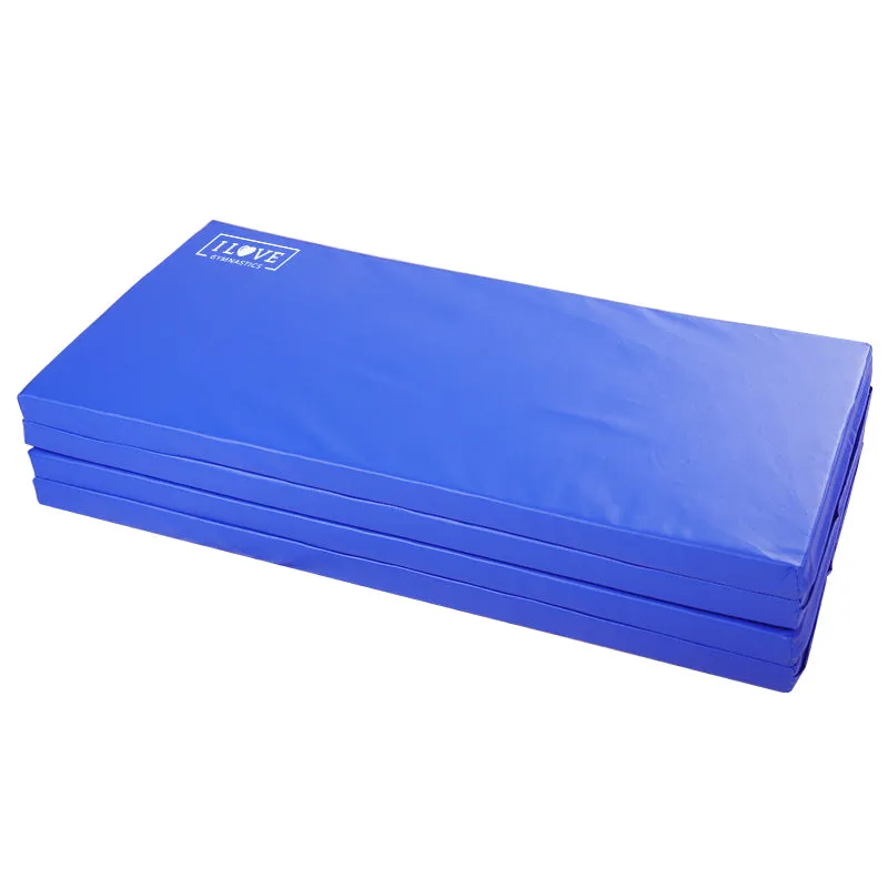 I Love Gymnastics Balance Beam & Mat | Pink & Blue