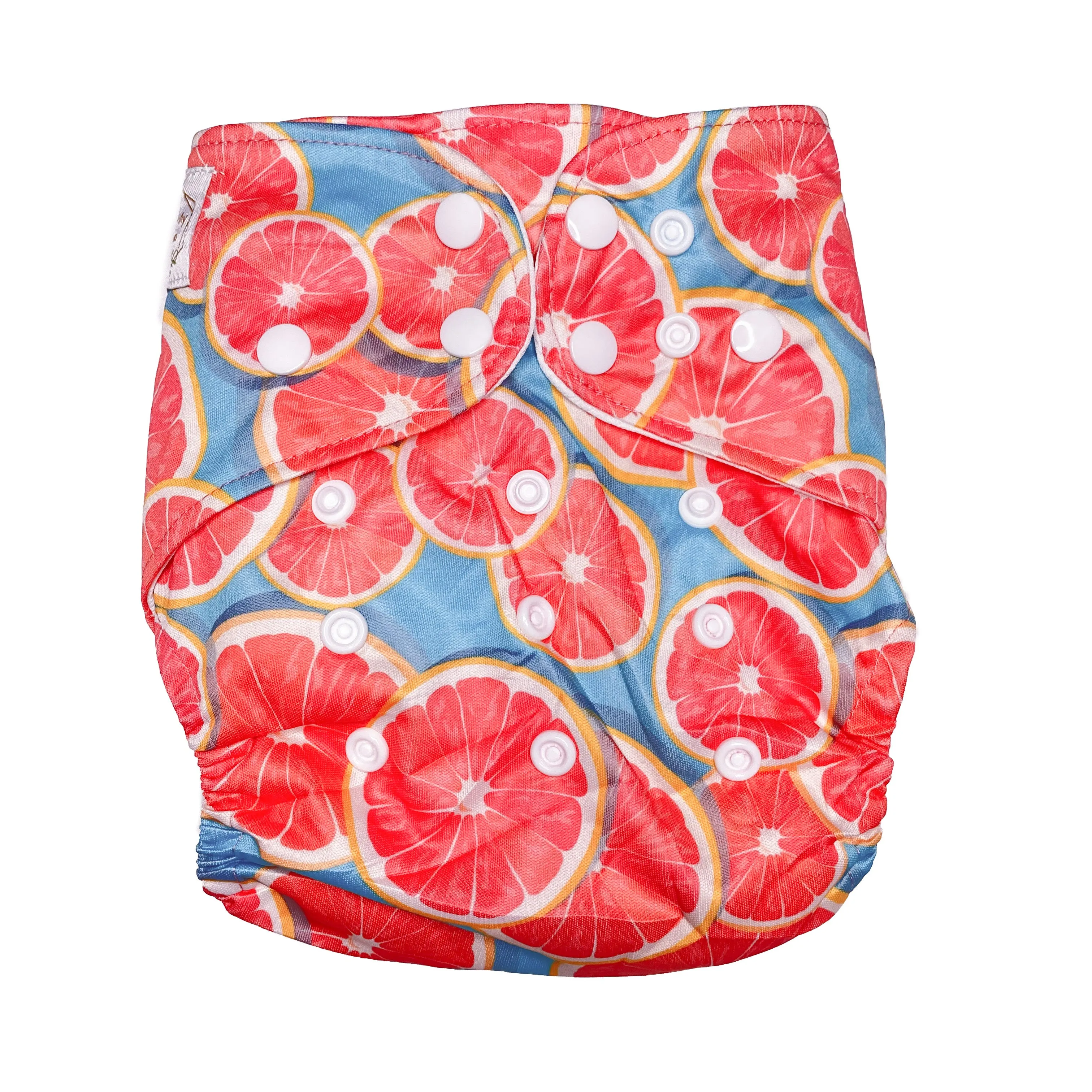 IN-STOCK Forever My Babies Cloth Diaper - Grapefruit Galore (Upright Print on Front & Back)