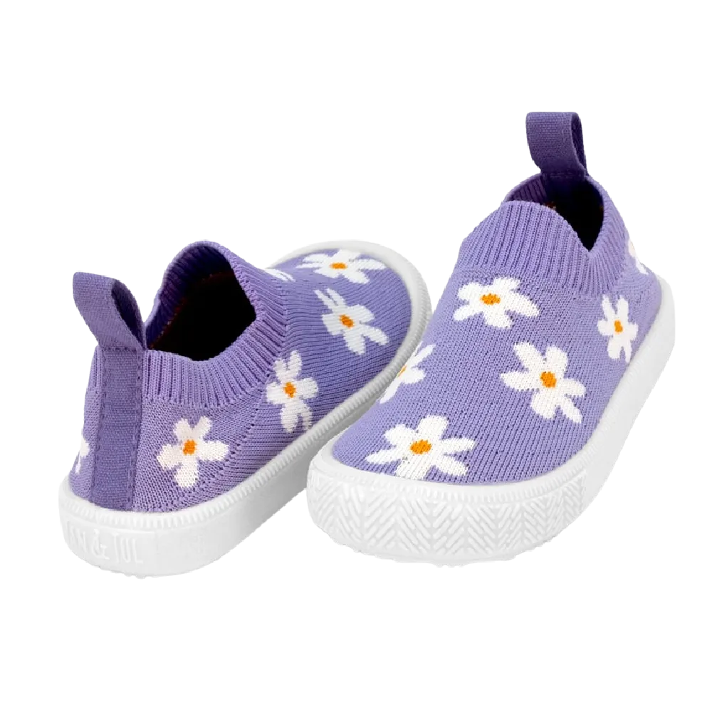 Jan & JulGraphic Slip On Shoes | Purple Daisy