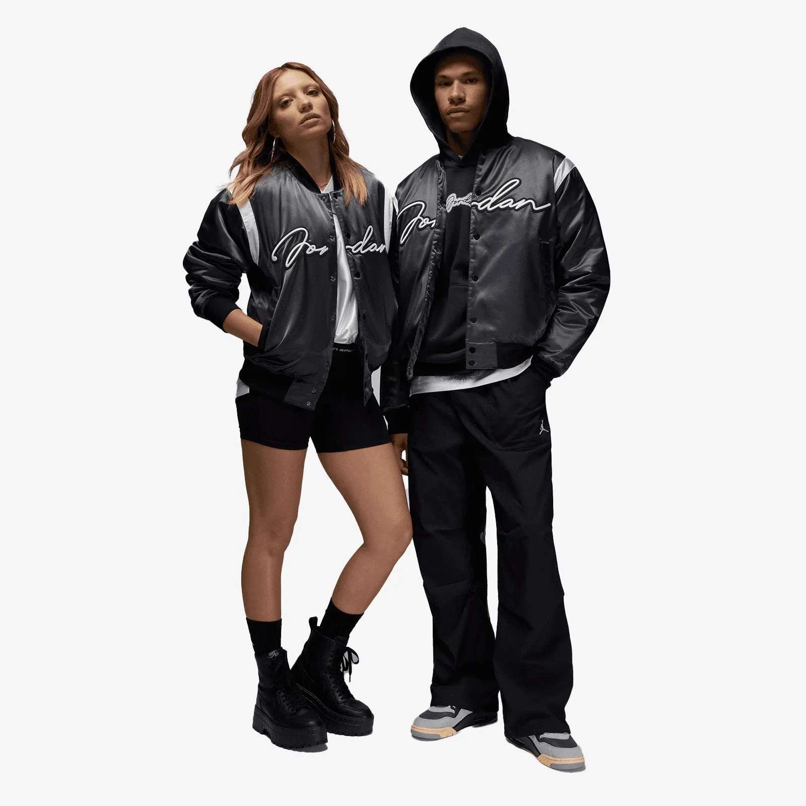 Jumpman MVP Script Varsity Jacket - Off Noir