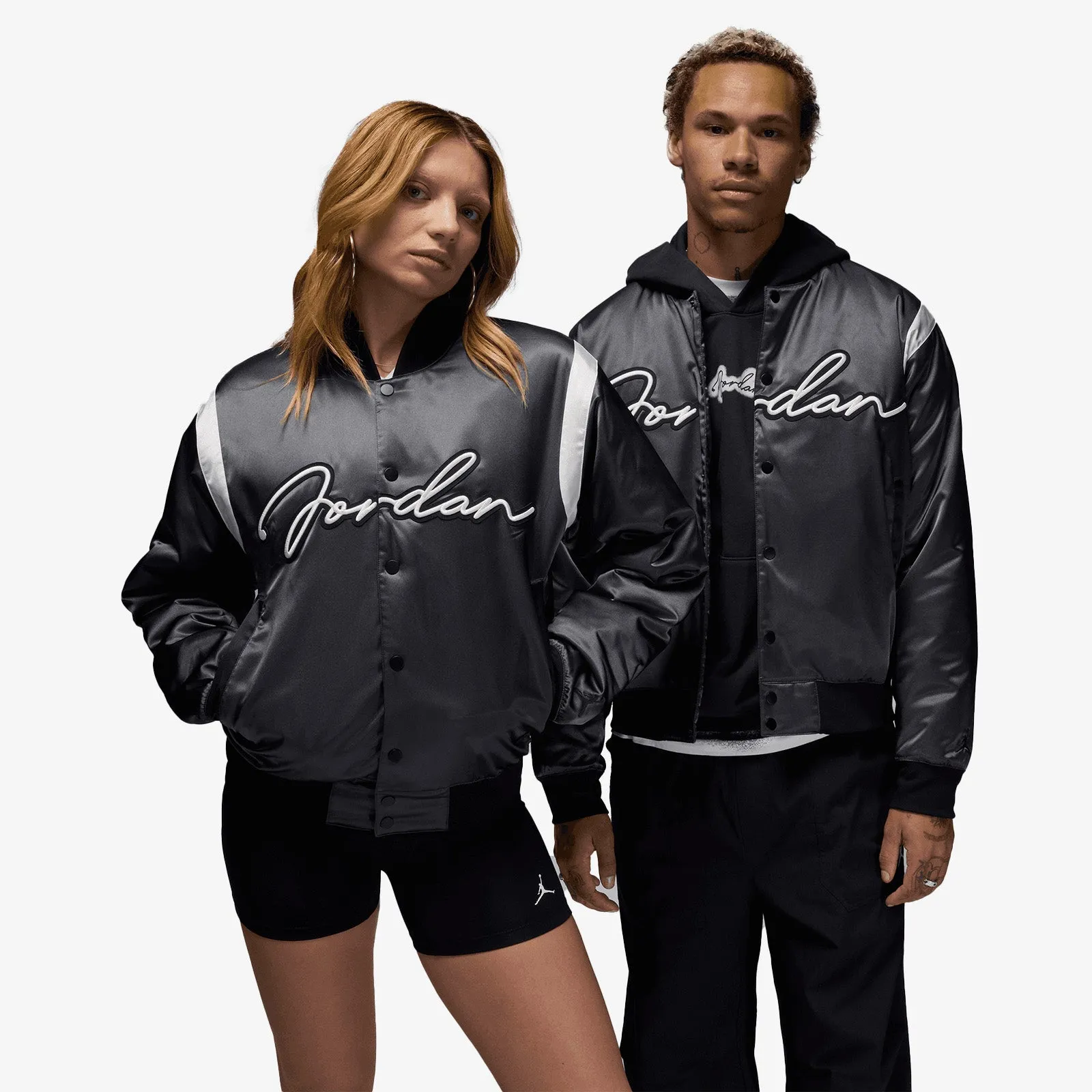 Jumpman MVP Script Varsity Jacket - Off Noir