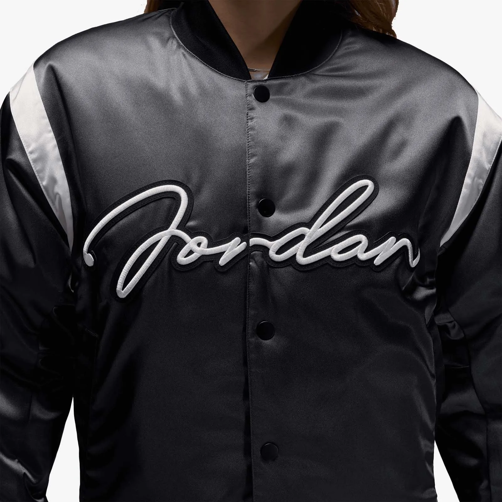 Jumpman MVP Script Varsity Jacket - Off Noir