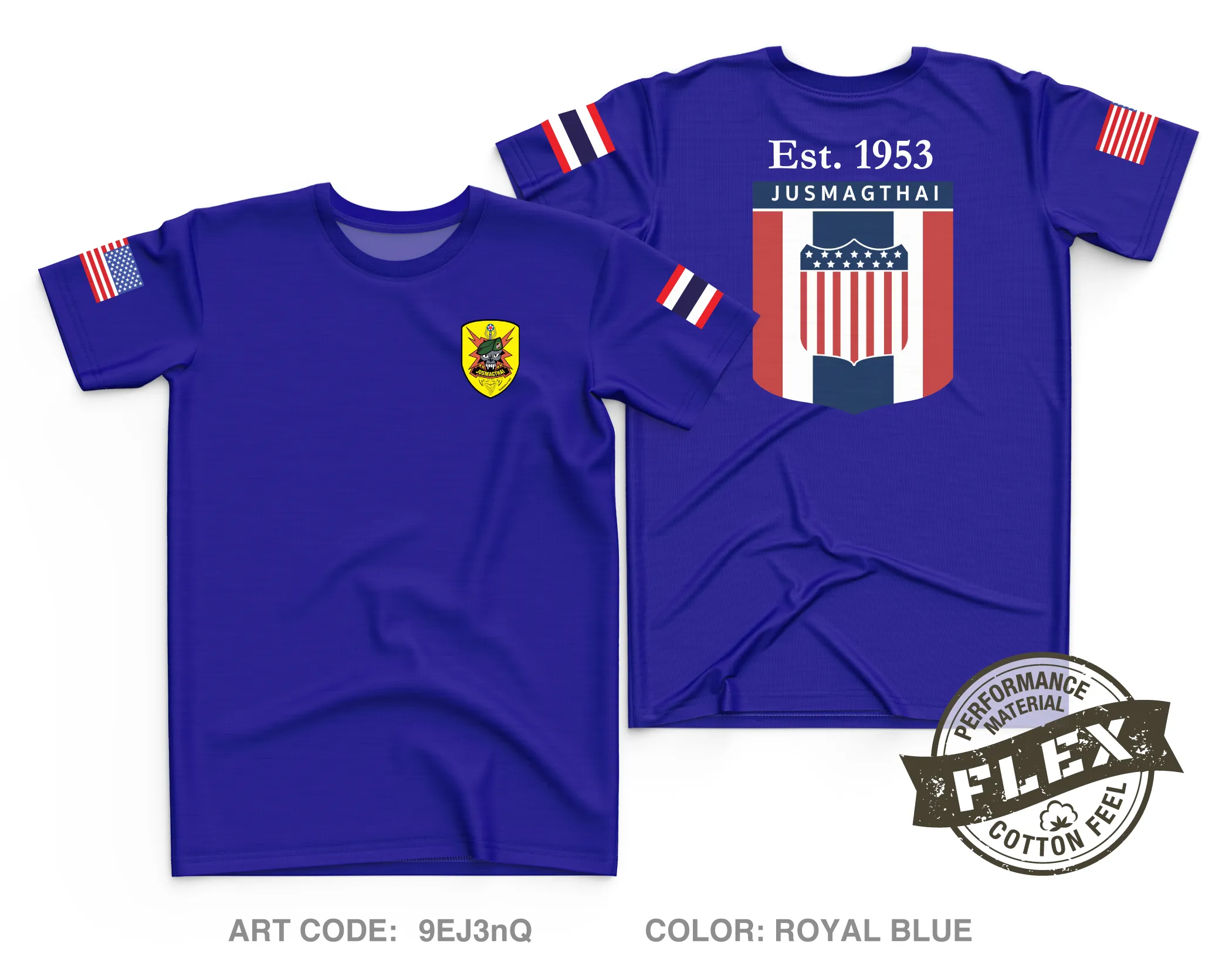 JUSMAGTHAI Core Men's SS Flex Performance Tee - 9EJ3nQ