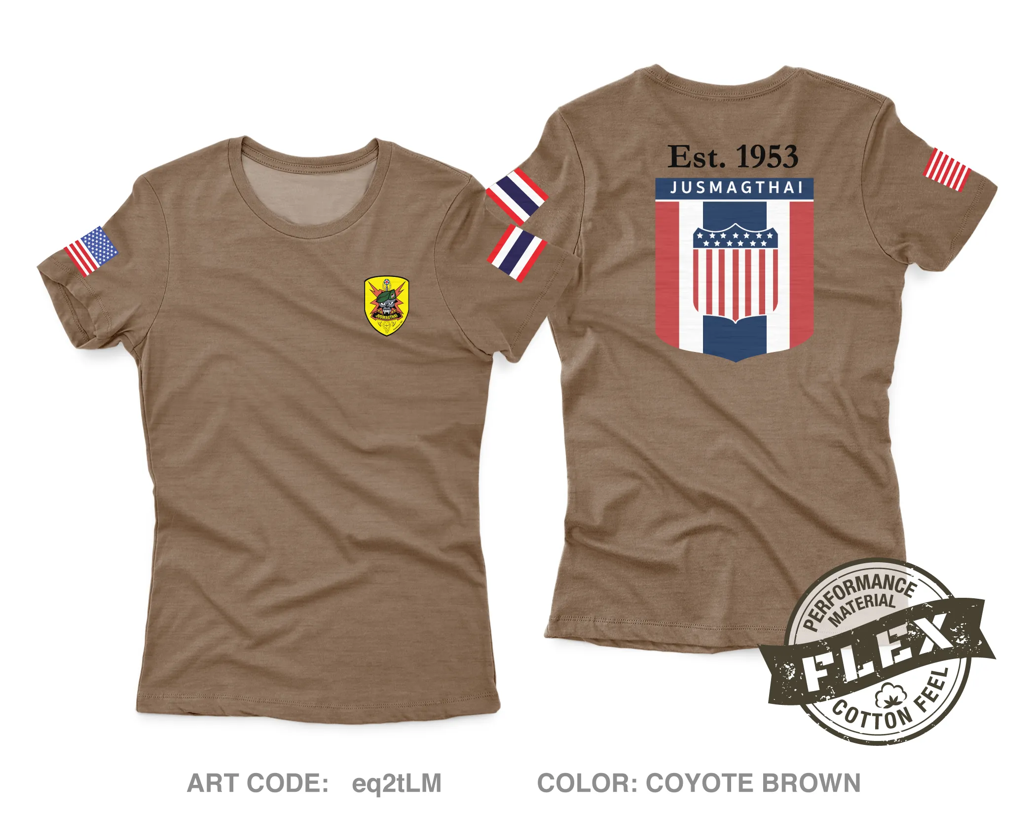 JUSMAGTHAI Women's SS Flex Performance Tee - eq2tLM