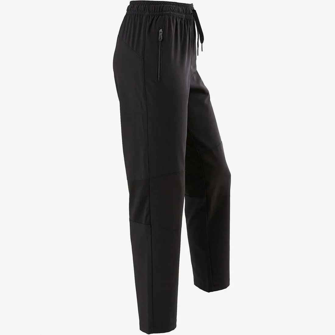 Kids' Breathable Durable Light Wide-Fit Gym Bottoms W900 - Black