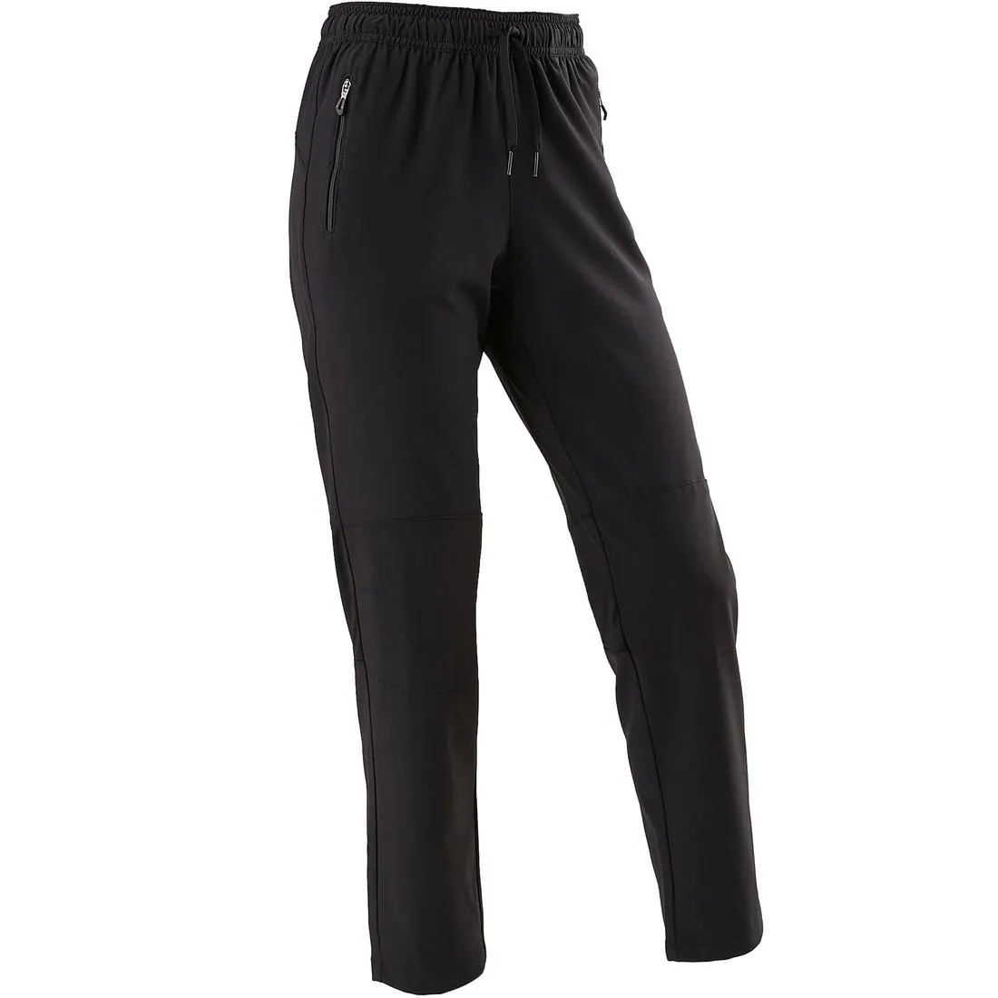 Kids' Breathable Durable Light Wide-Fit Gym Bottoms W900 - Black