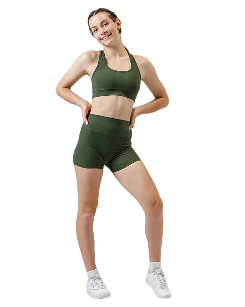 Kids Hi-Rise Short - Forest