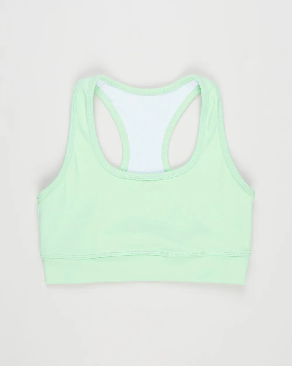Kids Racer Crop - Neo Mint