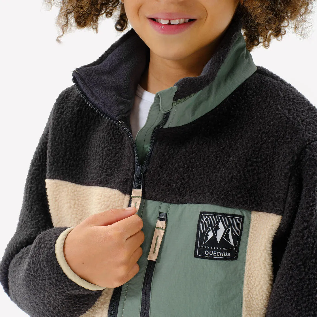 Kids’ Sherpa hiking jacket - MH500  7-15 years
