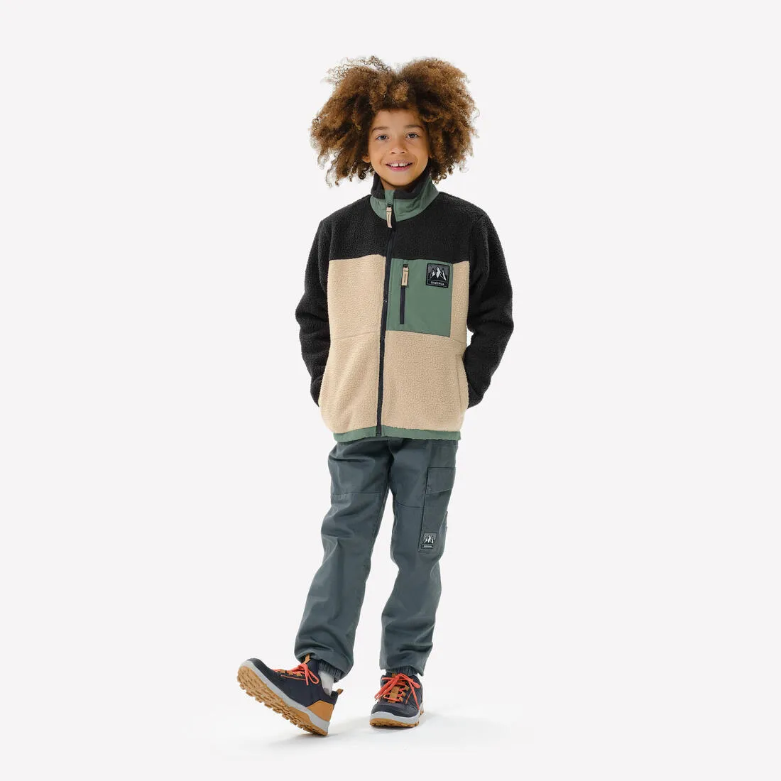 Kids’ Sherpa hiking jacket - MH500  7-15 years