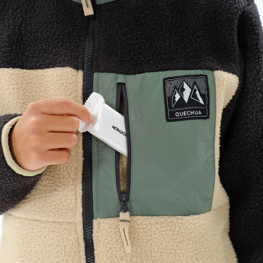 Kids’ Sherpa hiking jacket - MH500  7-15 years