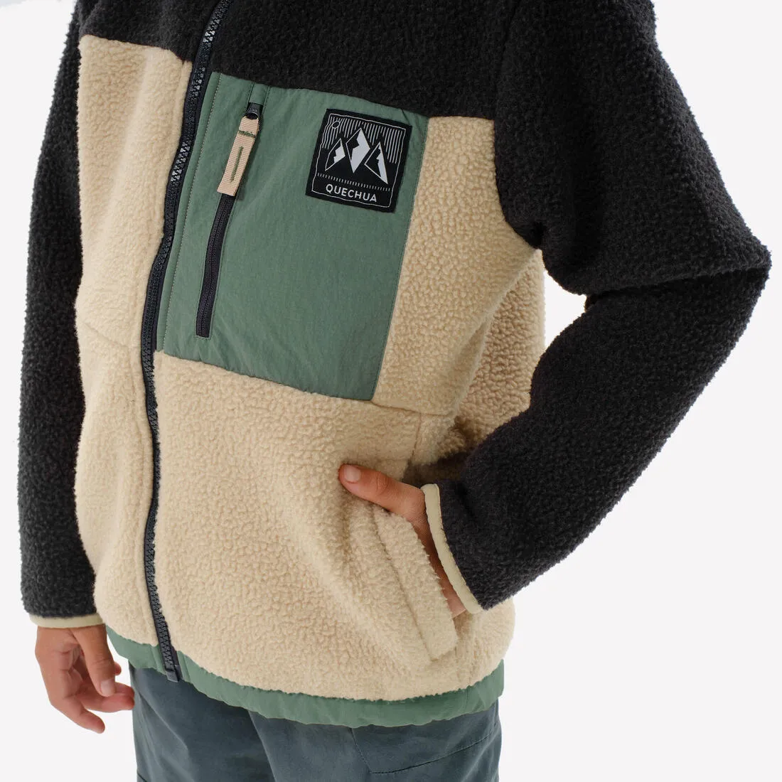 Kids’ Sherpa hiking jacket - MH500  7-15 years