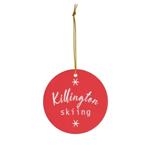 Killington Christmas Skiing Ornament