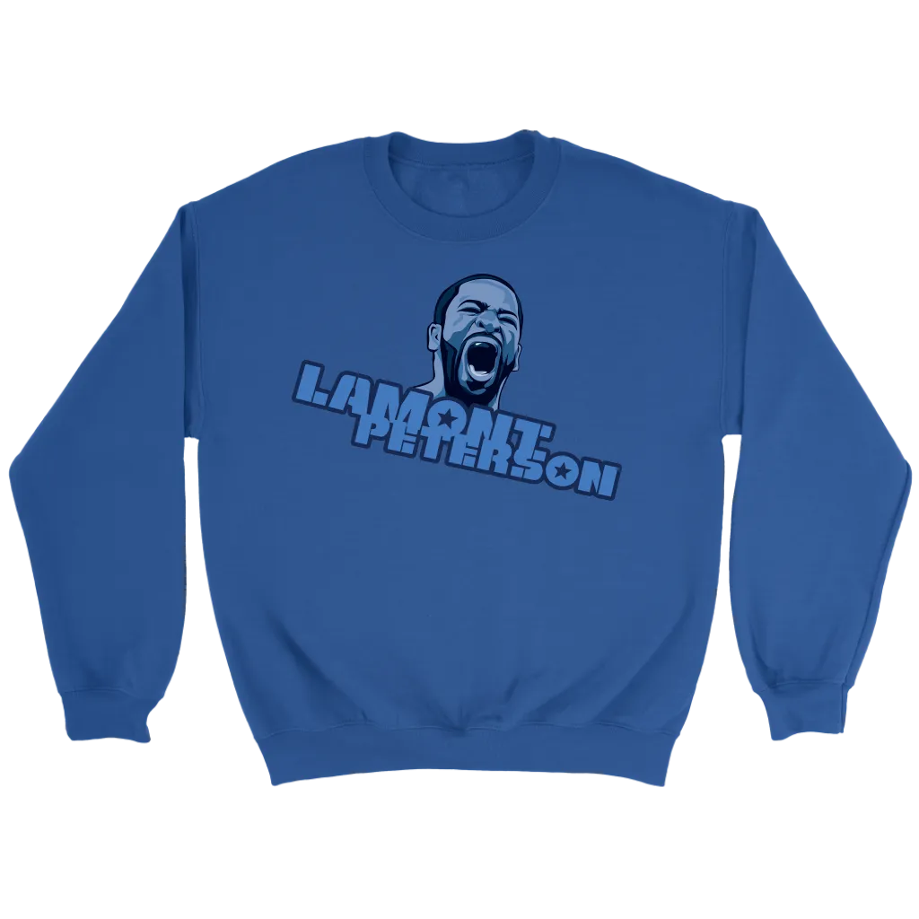 Lamont Peterson Blue Sweatshirt