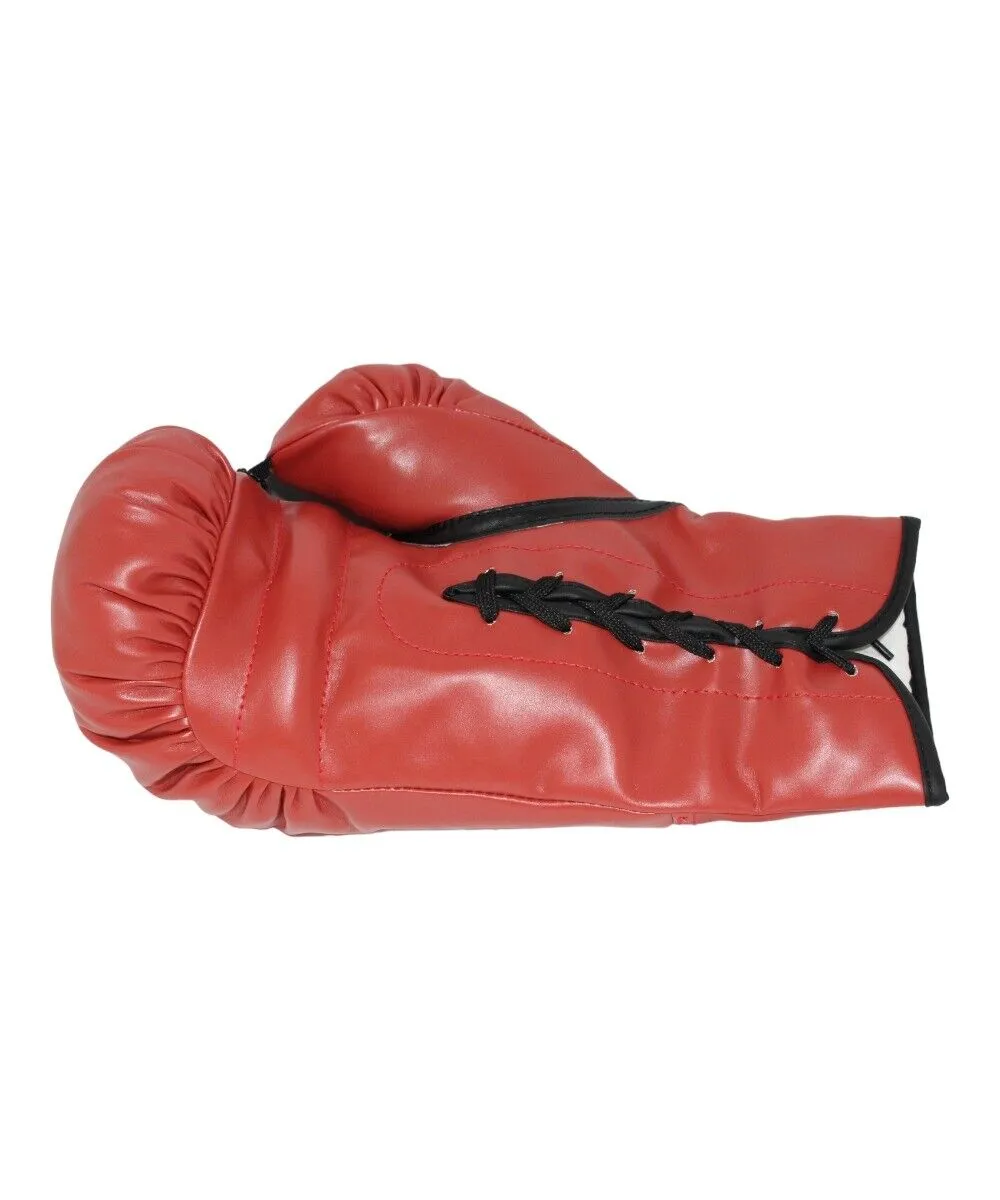 Larry Holmes & Michael Spinks Signed Red Right Boxing Glove Beckett 41187