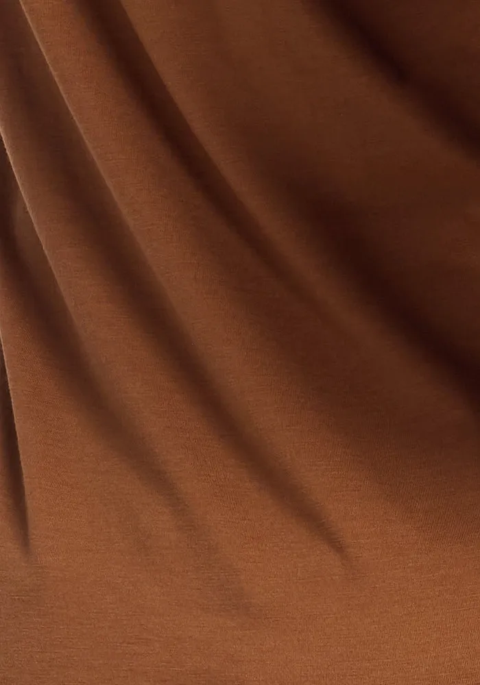 Layla V Neck Top - Sahara Dust