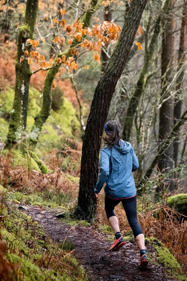 LEGGING DE TRAIL RUNNING 3/4 FEMME EMBOSS NOIR BRONZE