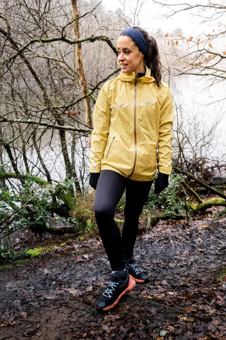 Legging de trail running avec portage Femme - KIPRUN Run 900 Carrying Noir