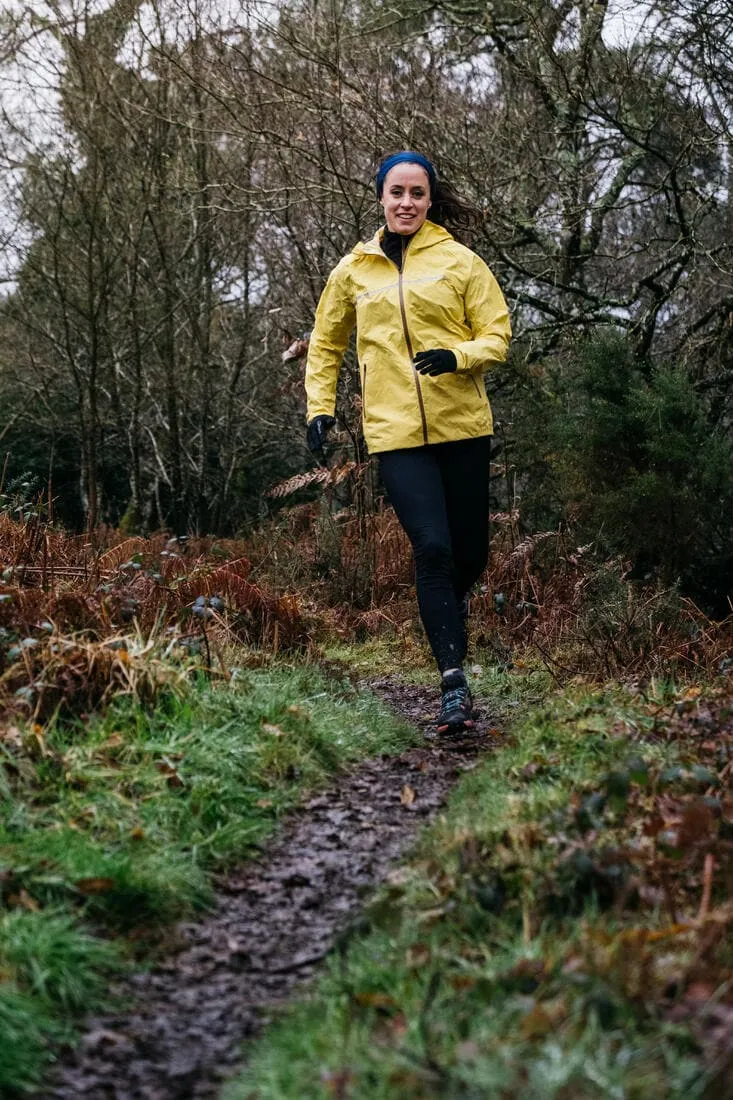 Legging de trail running avec portage Femme - KIPRUN Run 900 Carrying Noir